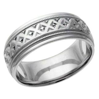 Designer Men's Wedding Band