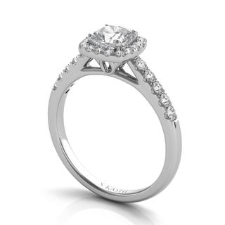 White Gold Halo Ring (0.35 cts.)