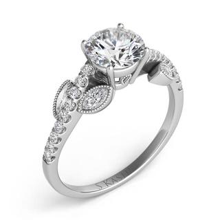 White Gold Engagement Ring (0.33 cts.)