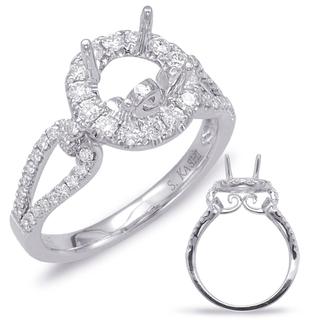 White Gold Engagement Ring (0.55 ctw)