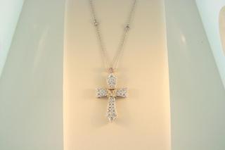 Diamond Cross Necklace 