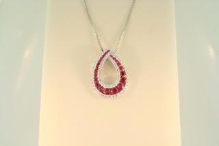 Ruby Diamond Necklace