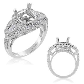 White Gold Engagement Ring (1.21 ctw)