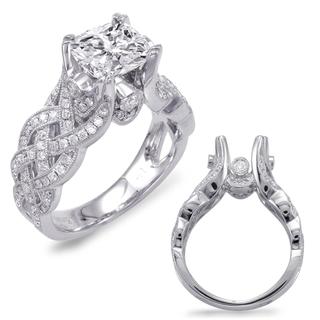 White Gold Engagement Ring (0.60 cts.)