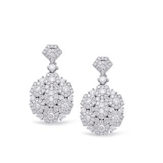 White Gold Diamond Earring