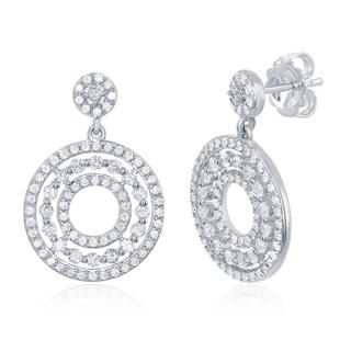 White Gold Diamond Earring