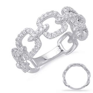 White Gold Diamond Fashion Ring