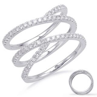 0.57 cts Diamond WG Fashion Ring