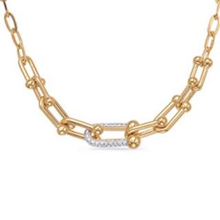  0.21 ctw Yellow Diamond Necklace