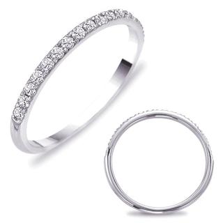 White Gold Women's Matching Band