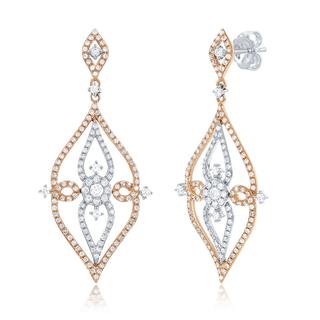 White Gold Diamond Earring