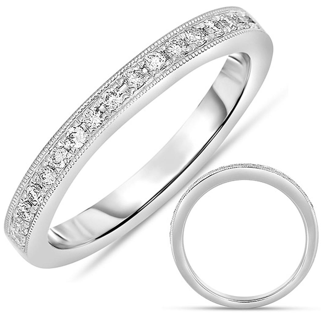 White Gold Womens Wedding Band