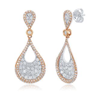 White Gold Diamond Earring