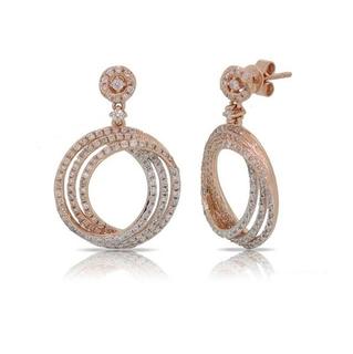 Rose Gold Diamond Earring