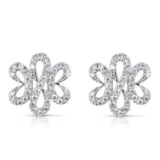 White Gold Diamond Earring