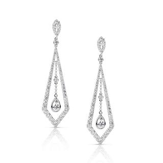 White Gold Diamond Earring