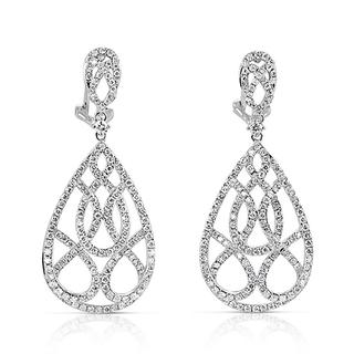 White Gold Diamond Earring