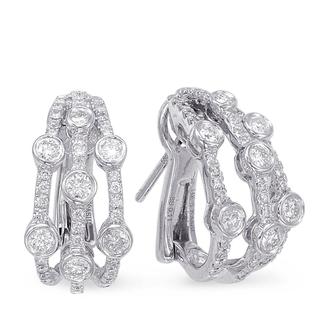 White Gold Diamond Earring