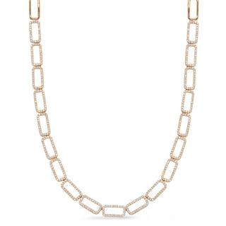 2.17ctw Yellow Gold Diamond Necklace 