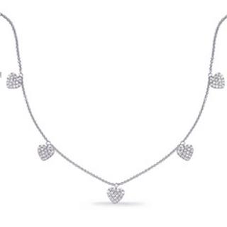 0.47ctw WG Diamond Necklace