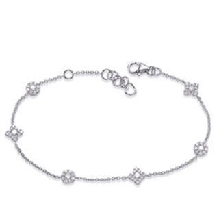 0.55ctw WG Diamond Bracelet