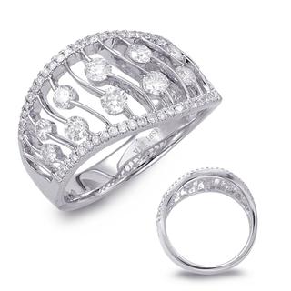 0.95ct. WG Fashion Ring