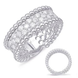 White Gold Diamond Fashion Ring