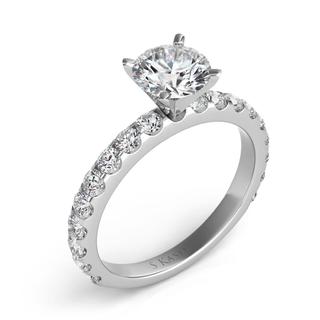 White Gold Engagement Ring (0.81 cts.)