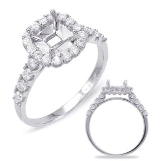 White Gold Engagement Ring (0.56 cts.)