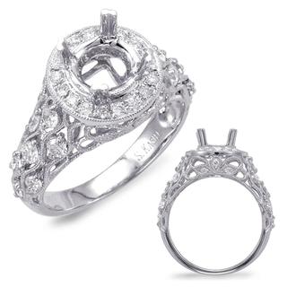 White Gold Engagement Ring (0.64 ctw)