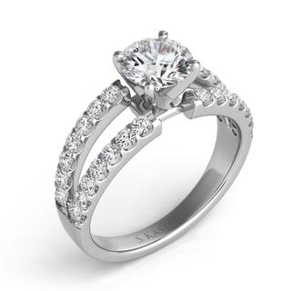 White Gold Engagement Ring (0.73 cts.)