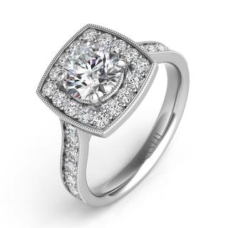 White Gold Engagement Ring (0.72 cts.)